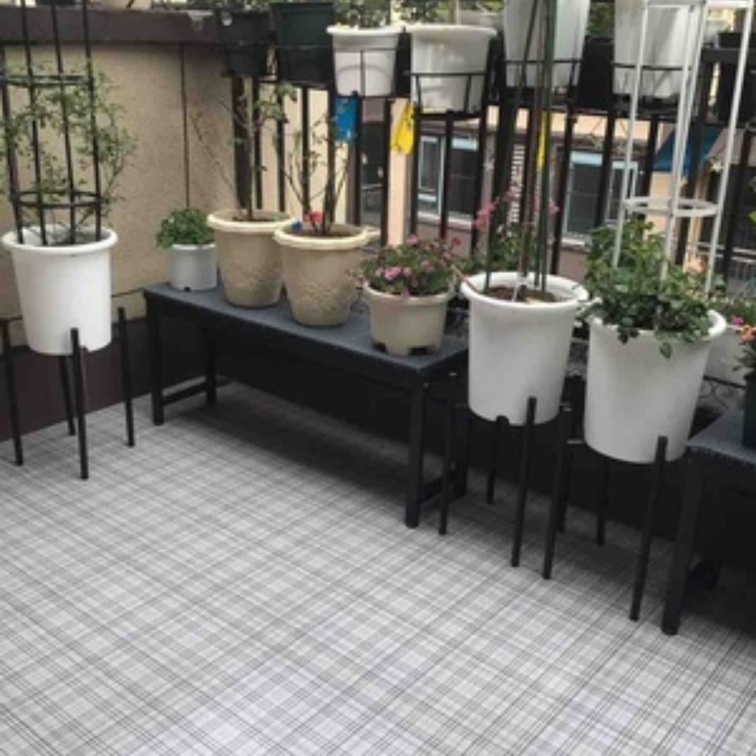 40CM 屋外用家具植物スタンド、バルコニー棚、グリーンアイアンアートラック、シンプルなフロアライト、高級フラワーラックホルダー、D411