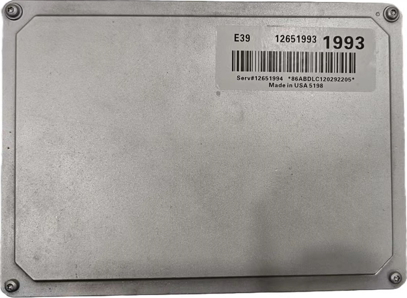12651993 ECU E39 エンジンコントロールユニットコンピュータモジュール ECM PCM 2011 シボレーエクイノックス AAUB 2.4L