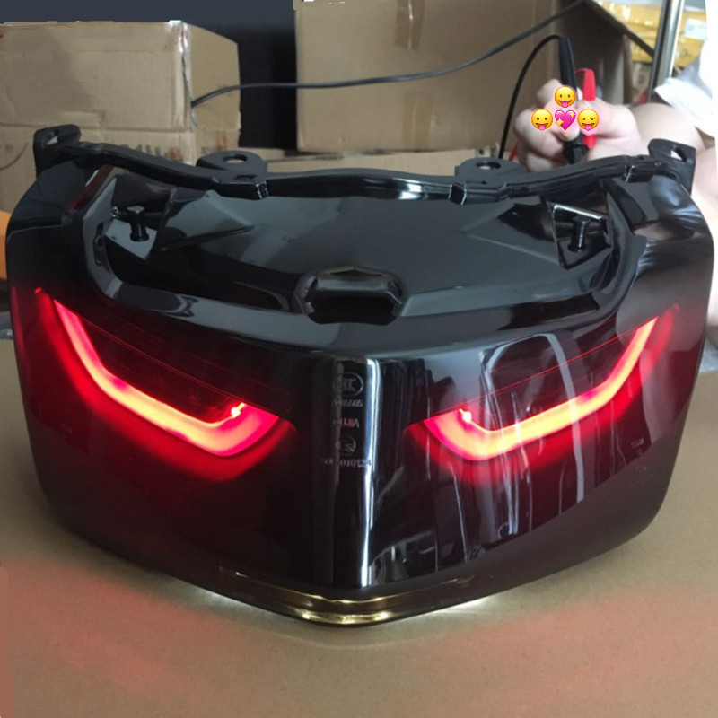 変更されたオートバイ Nmax155 Nmax リアテールランプテールライトテールランプ黄色信号灯ターンランプ Nmax155 Nmax125 2016-2019