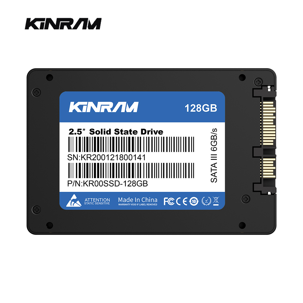 KinRam 2.5 SATA3 SSD 120 ギガバイト 128 ギガバイトデスクトップハードディスク 240 ギガバイト 256 ギガバイトソリッドステートドライブ内部 SATA 3 HDD 512 ギガバイト 64 ギガバイト PC ラップトップ