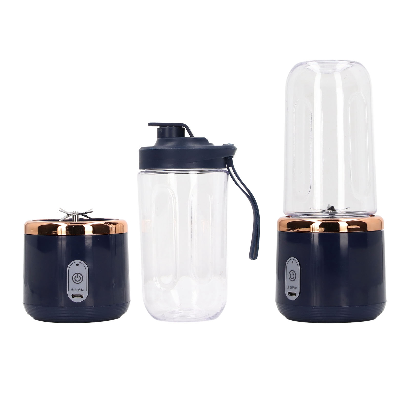 ポータブルブレンダー 400ml 6 ブレード 22000rpm 1500mAh 食品グレード PCTG USB 充電トラベルブレンダー フルーツ野菜コーヒー用