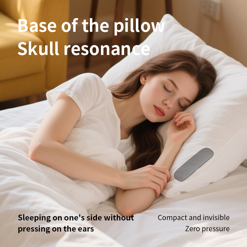 骨伝導睡眠スピーカー、枕下Bluetoothスピーカー、睡眠補助ヘッドフォン、ワイヤレスリラクゼーションデバイス2026