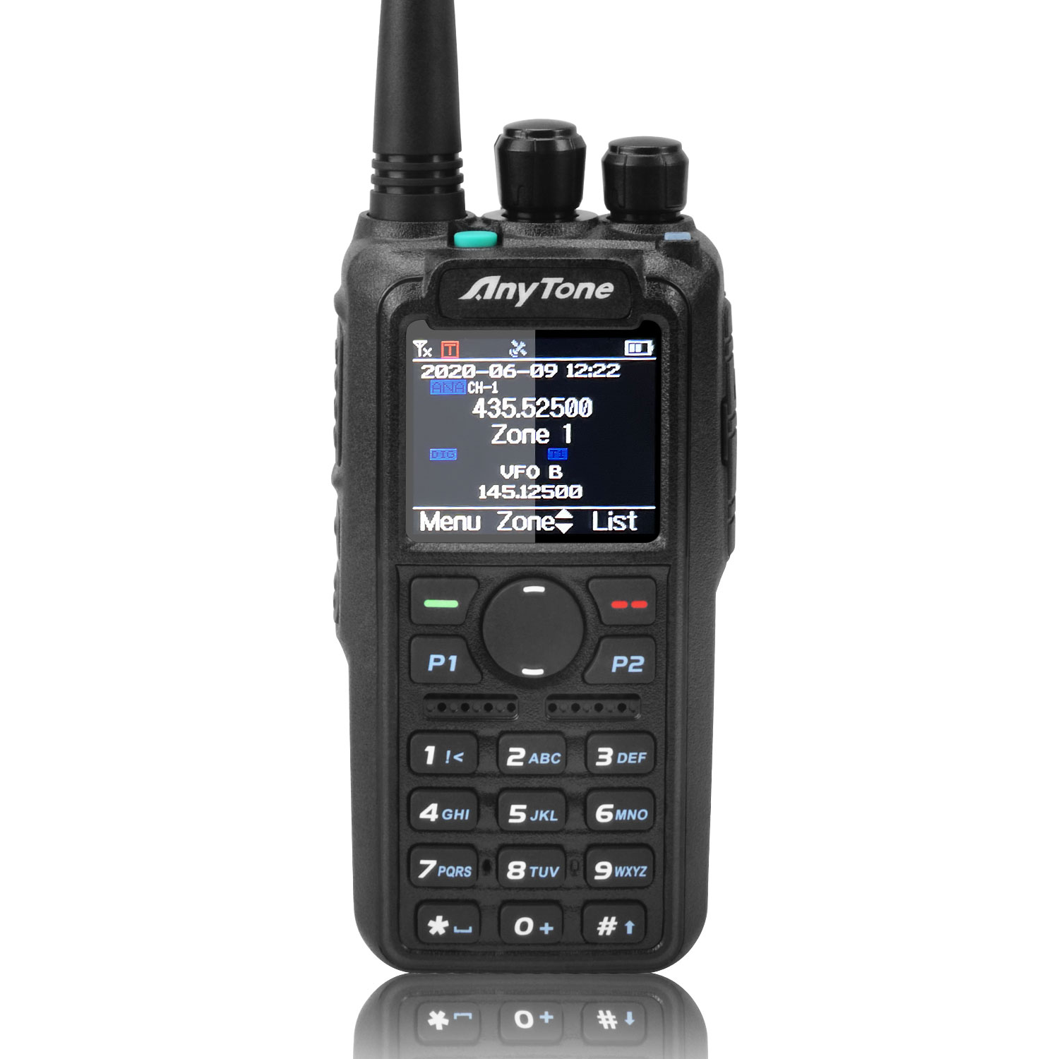 AnyTone AT-D878UVII Plus デュアル バンド BT ​​PTT デジタル/アナログ APRS RX