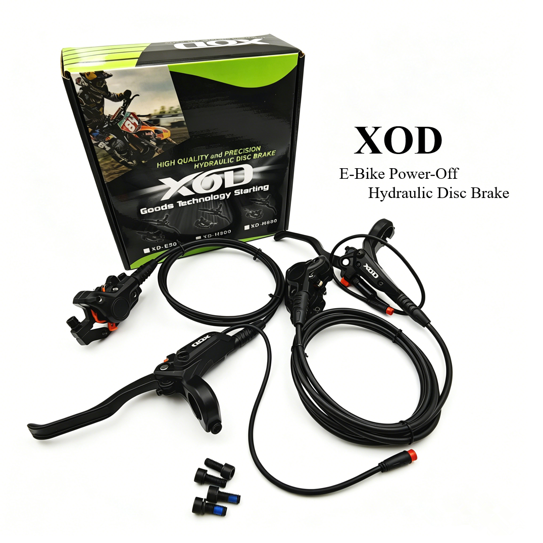 XOD E-Bike 油圧ディスクブレーキ、2 ピンセンサー付きパワーカットオフ、フロント左 1150mm