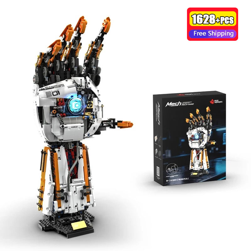 1628 個メカニカルアームビルディングブロックモーターアプリリモコン建設レンガ教育工学おもちゃライト付き
