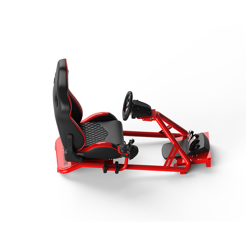レーシングシミュレータースタンド ダイレクトドライブステアリングスタンド バケットシートレーシングゲームスタンド