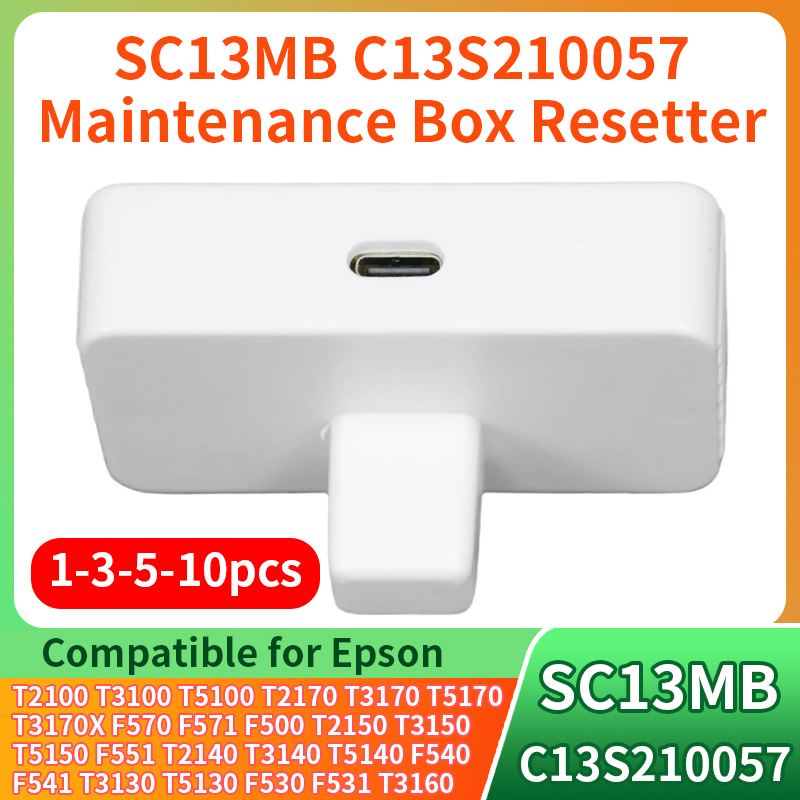 1-10 個 C13S210057 SC13MB メンテナンスタンクチップリセッターエプソン F571 F500 T3160 T3160 T5160 T3180 5180 プリンタ用