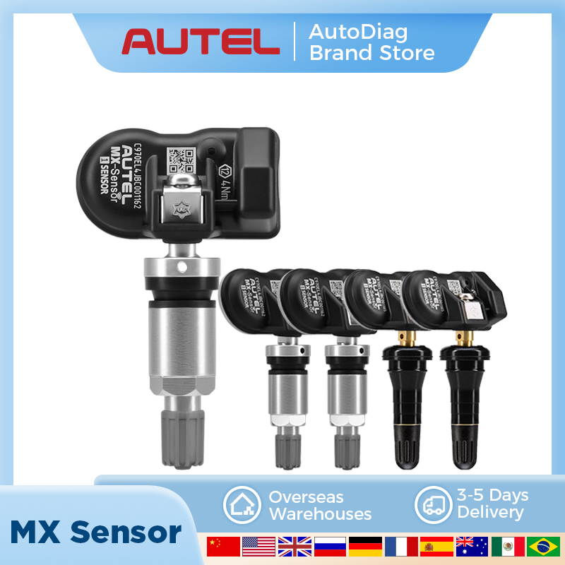 AUTEL MX センサー 4 個 8 個セット 433 315MHZ TPMS センサータイヤ修理ツール MaxiTPMS パッド タイヤ空気圧モニター プログラマブル MX センサー