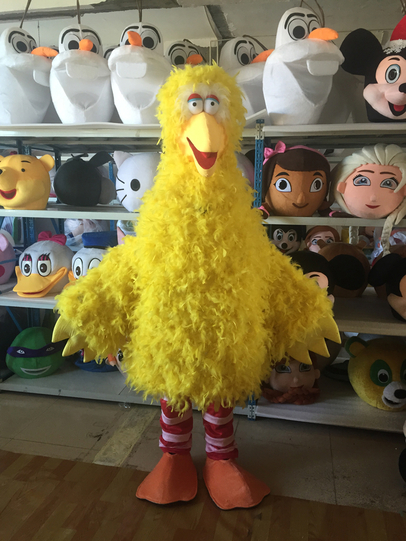 クリスマス黄色の鳥エルモマスコットキャラクター衣装仮装衣装ハロウィンクリスマスイースターカービナルパーティー実行