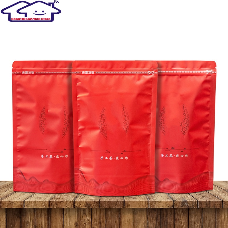 250 グラム/500 グラム中国 Lapsang Souchong ジッパーバッグ ZhengShan XiaoZhong 黒ウーロン茶リサイクル可能なシールなし梱包袋