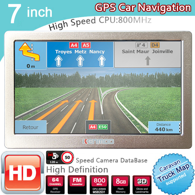 7 インチ HD GPS ポータブル ナビゲーション 2026 マップ ヨーロッパ ロシア 車 トラック キャンプ キャラバン ナビゲーター Sat Nav ライフタイム アップデート 700T