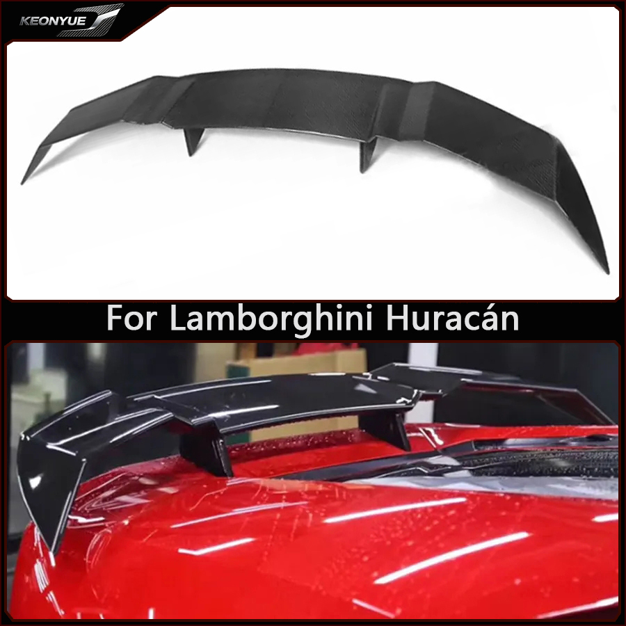 ランボルギーニウラカン LP580 LP610 580 610 カーボンファイバーテールフィンリアスポイラーガイドウイングダイバーターカーアクセサリーボディキット