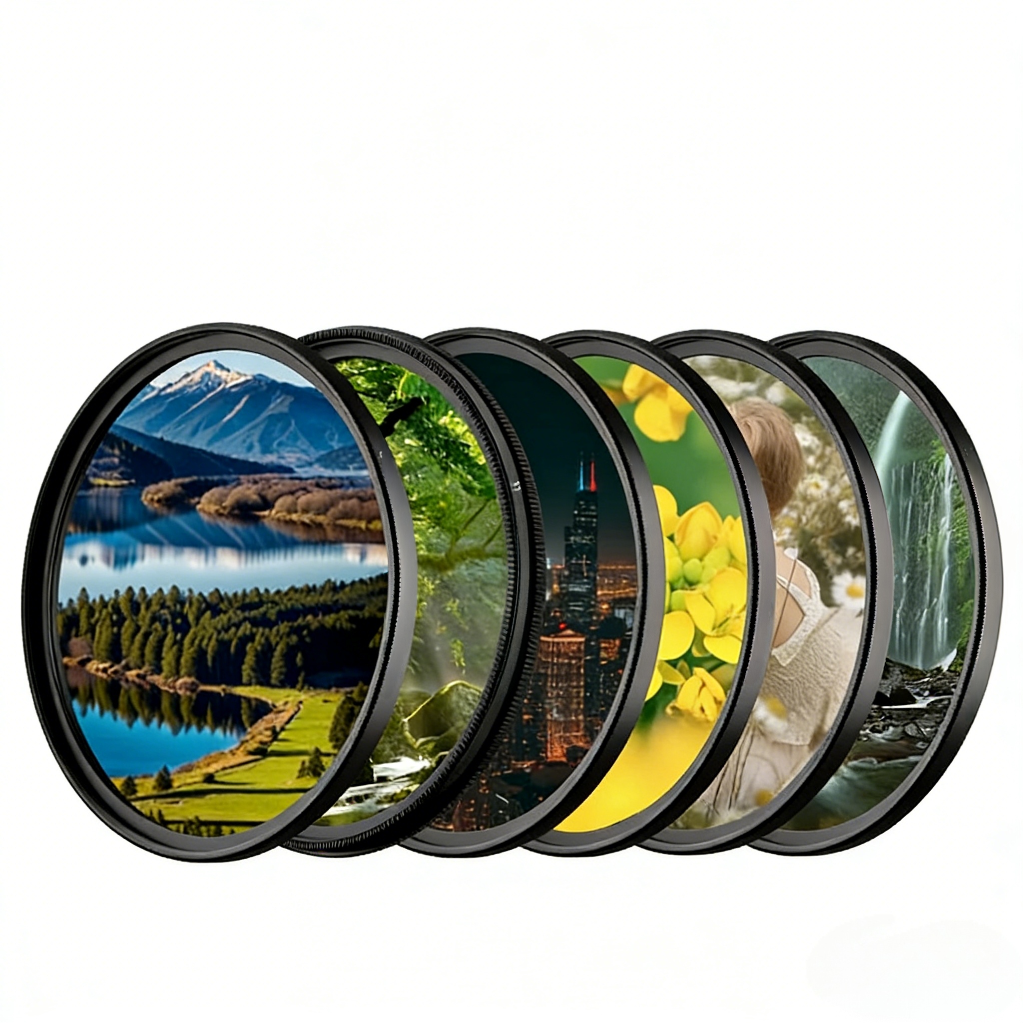 Mecoright 37-82mm プロフェッショナルカメラレンズフィルターキット UV CPL ND8 ブラックミスト 1/4 HD マルチコーティングフィルターセット Canon Nikon Sony 用
