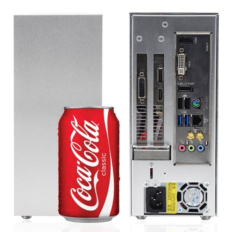 METALFISH S3 ITX A4 PC ゲームケースすべてアルミコンピュータミニ小型シャーシスーツケースポータブルサポート RTX3060/13600 ハンドル付き
