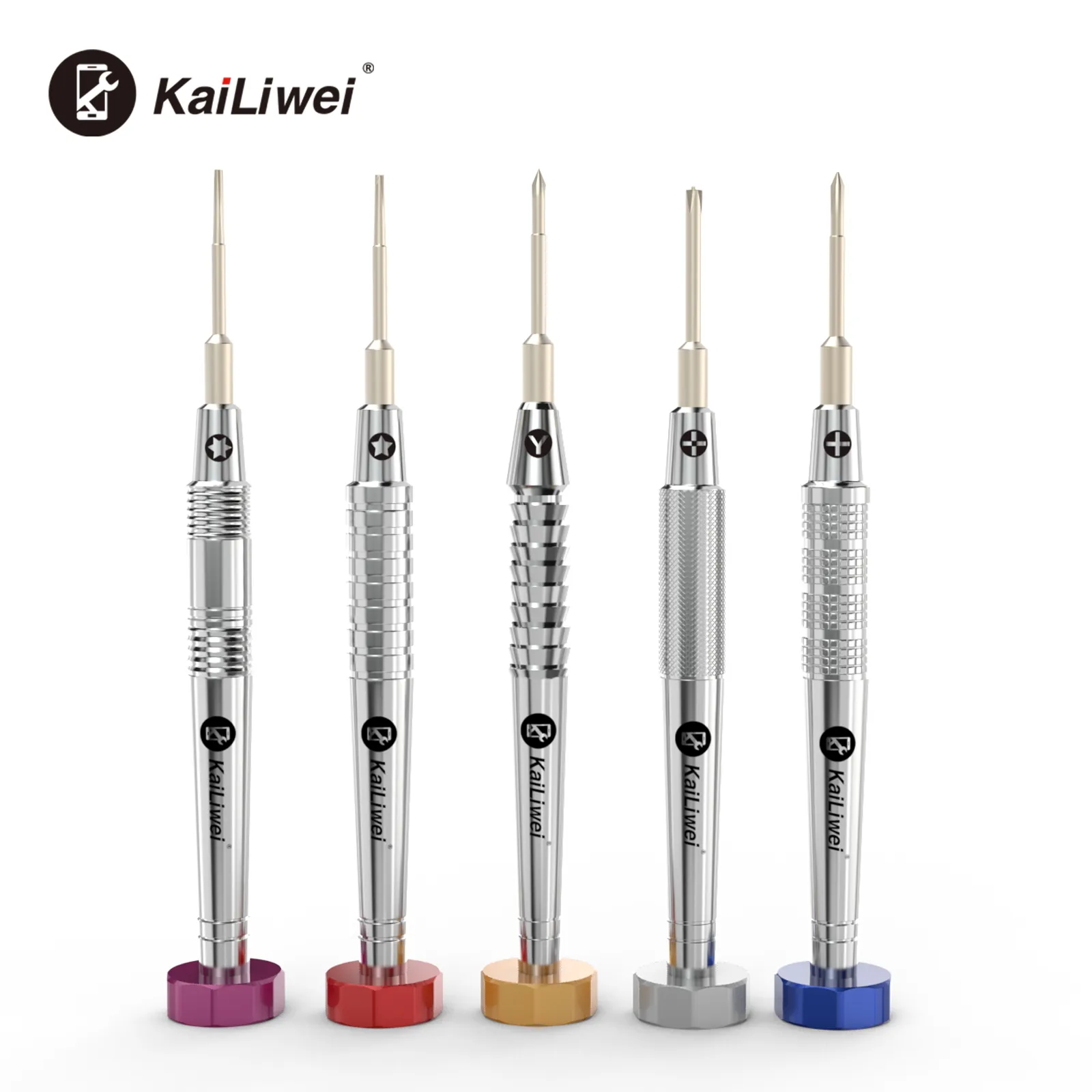 KaiLiWei 041 高精度ミニドライバーセット超硬化磁気ビット携帯電話電気修理分解ツール