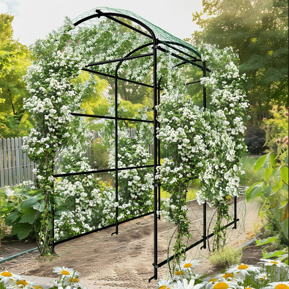 U 字型金属背の高い園芸植物トレリスつる植物野菜用サポートフレームを成長させる