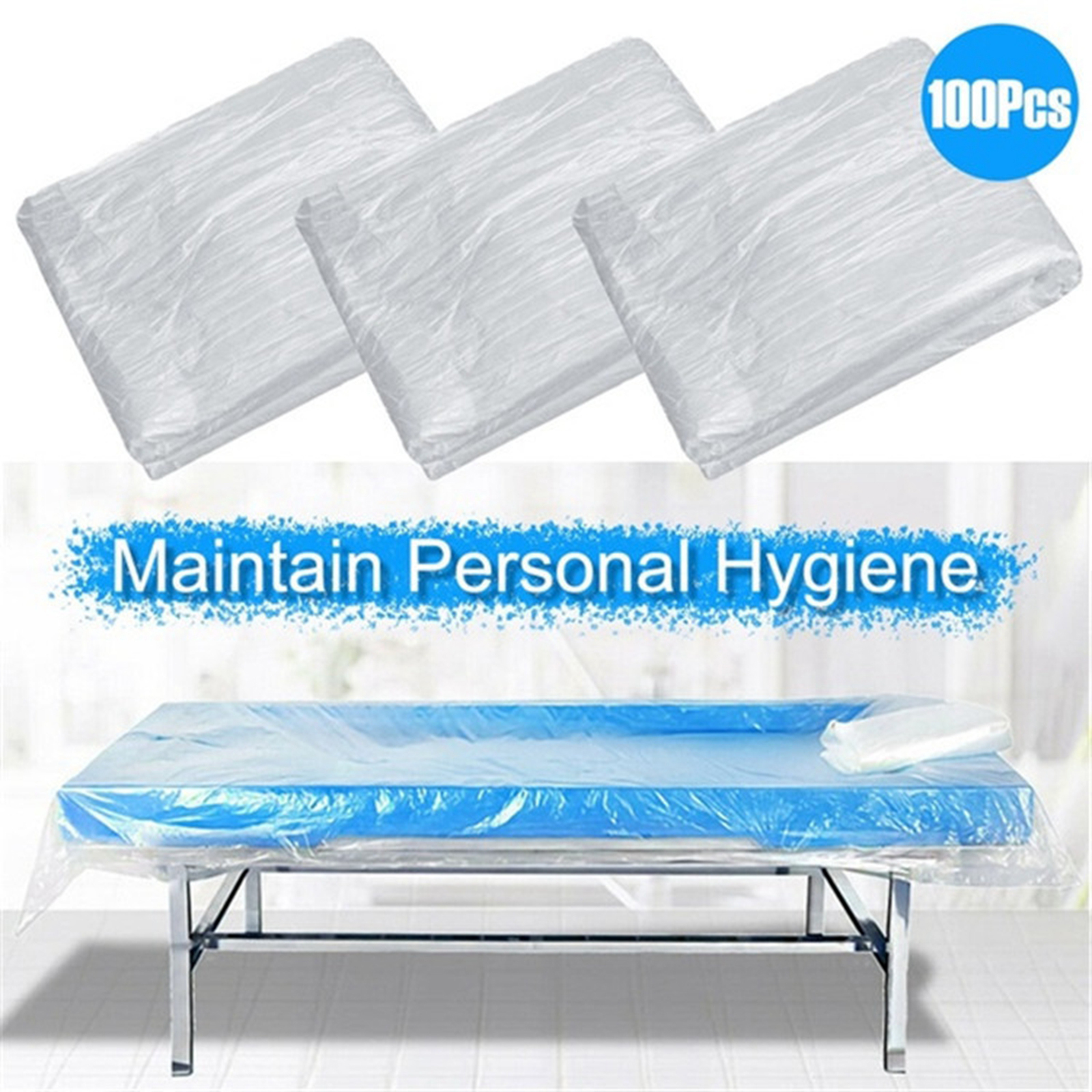 100 Pieces Disposable Massage Table Sheets protector SPA Bed Covers for Esthetician Beauty Bed Waxing Salon Table Lash Bed
