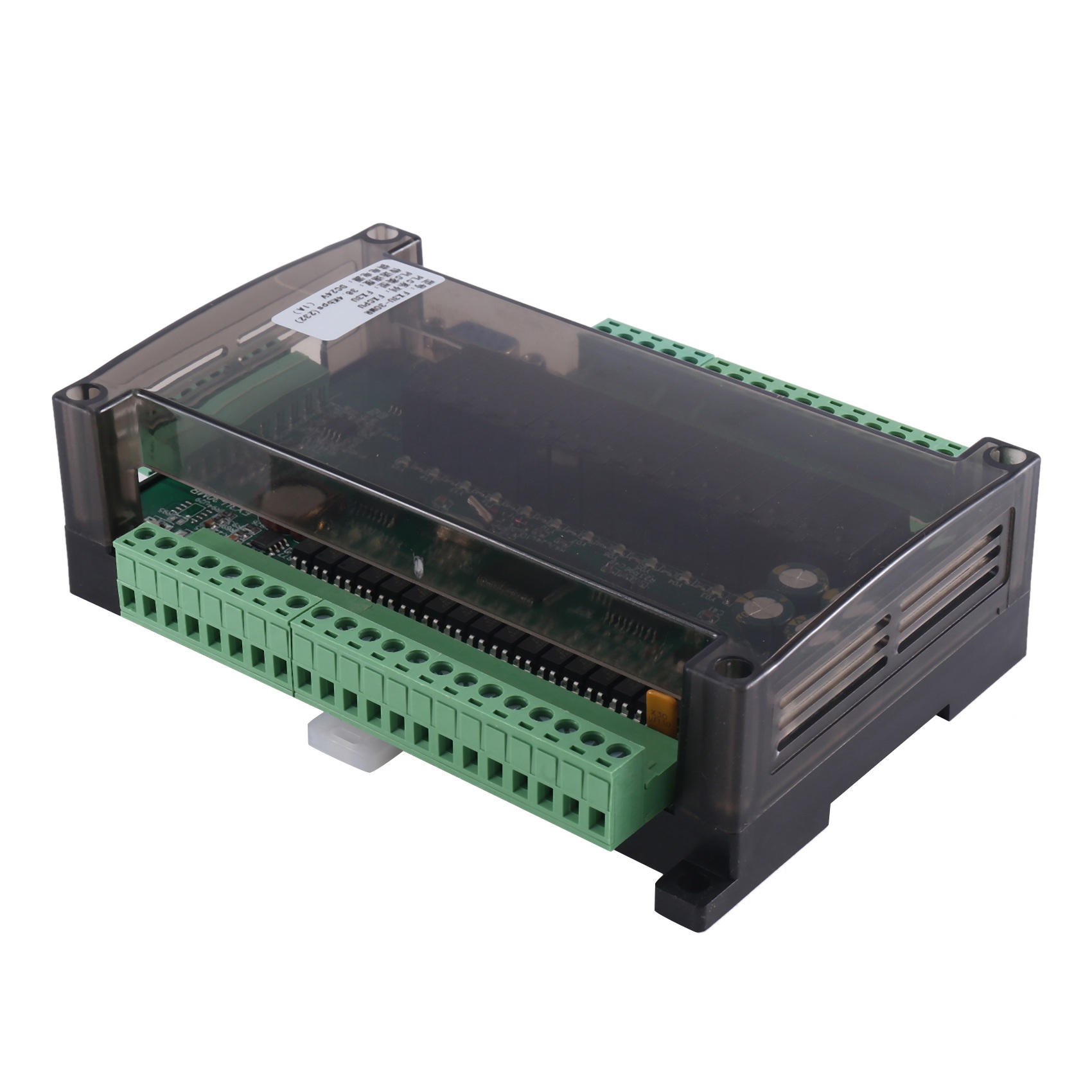 国内 PLC 産業用制御ボードのための RS232/RS485 通信をサポートするプラスチック プログラマブル コントローラー Fx3u-30Mr