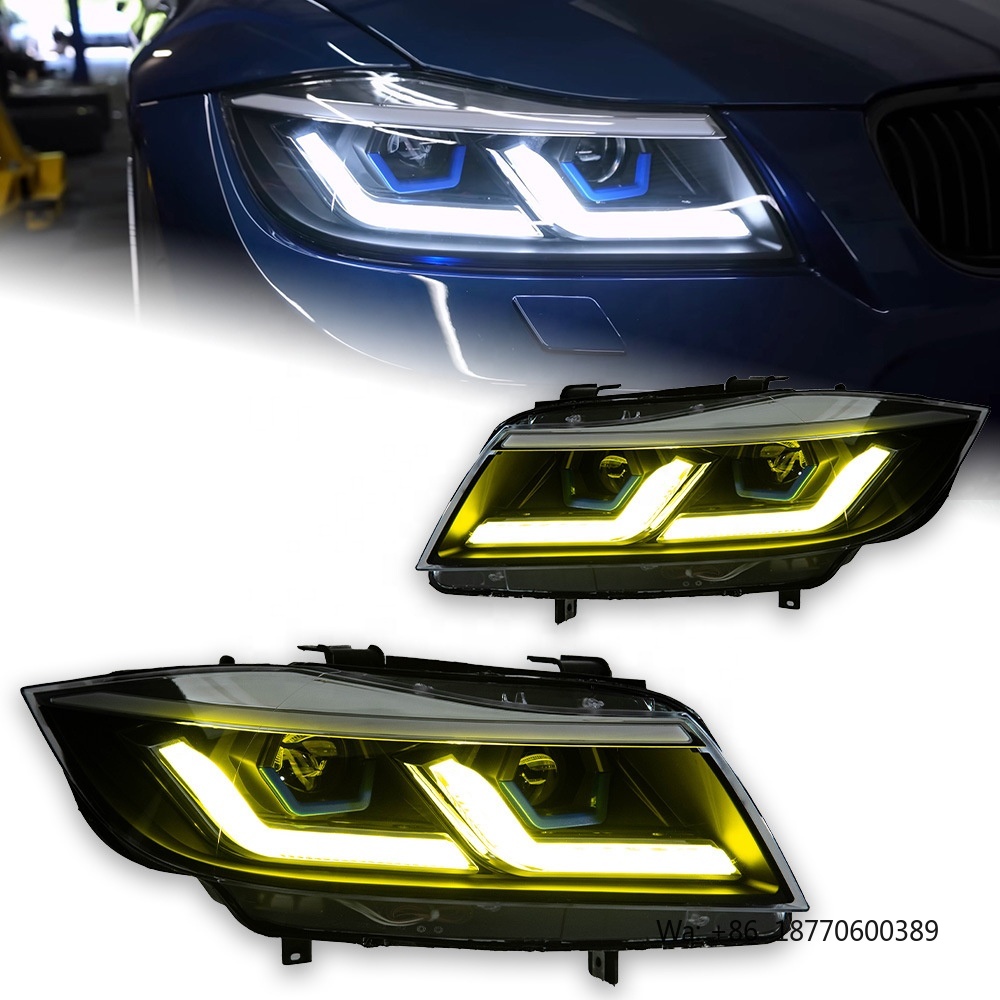 スネークアイ 2011 328I E92 M3 E90 LCI RGB ヘッドライト BMW/7 インチ 600 ワット 300 ワット 200 ワット 300 ワットエンジェルアイキセノン Led 車のヘッドライト