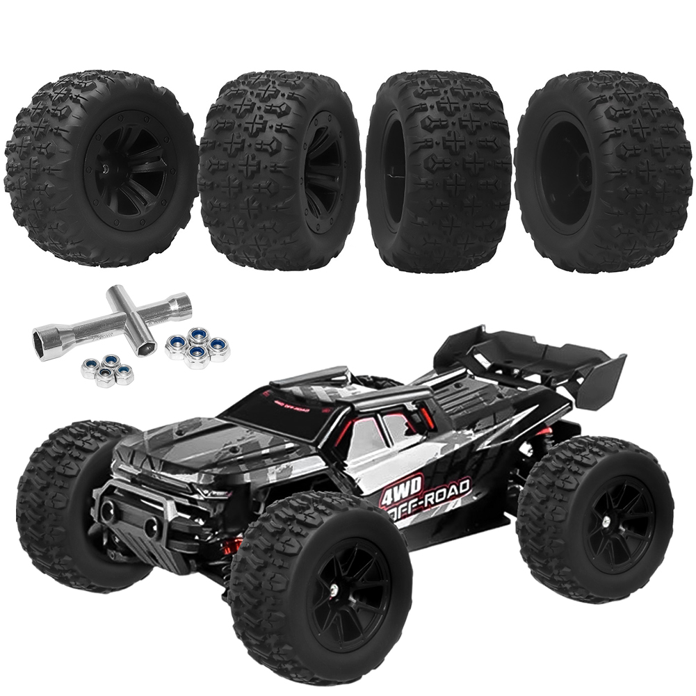 4 個のフロントとリアホイールタイヤ Wltoys 144001 124018 124016 124017 144010 Wltoys 124019 H16H H16P H16E 16889 16890用
