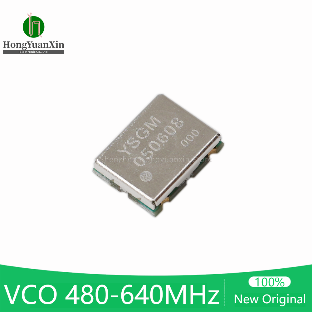 10 ピース/ロット YSGM050608 VCO 電圧制御発振器 480-640MHz 8dBm 通信帯域アナログ信号生成