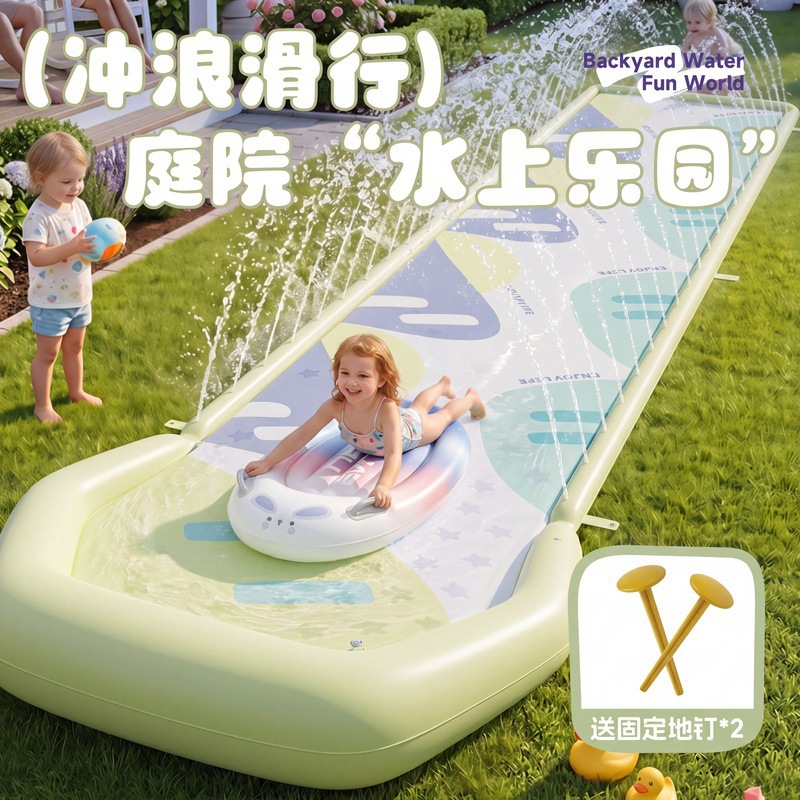 2026 新着インフレータブル子供サーフボード水フロートいかだ乗っておもちゃ水泳トレーニングフローティングベッド夏水遊び