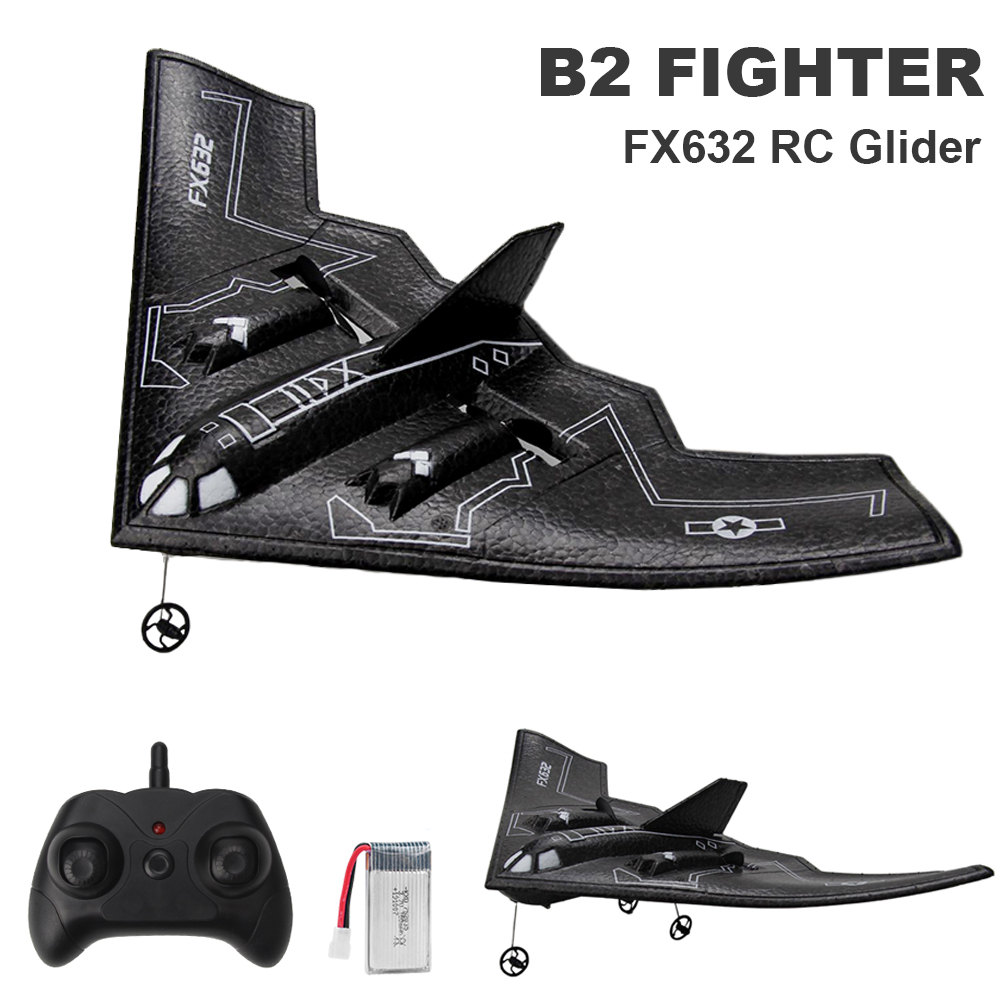 B2 RC 飛行機 2CH FX632 リモコングライダー 2.4 グラム 34 センチメートル全幅飛行機航空機ドローンのおもちゃ大人の誕生日ギフト