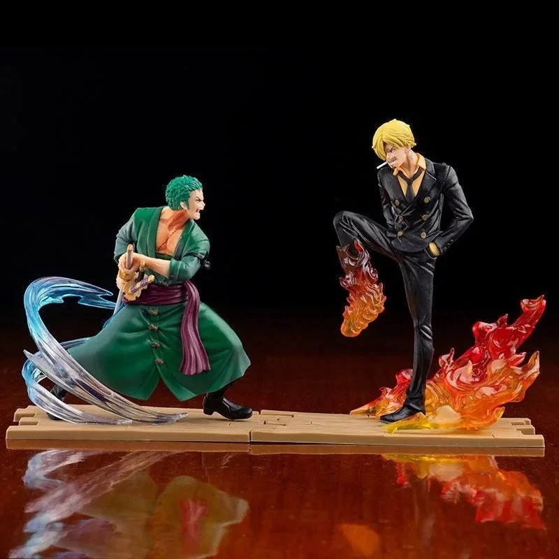 15 センチメートルアニメワンピースフィギュアルフィサンジゾロバトル戦士置物モデル PVC コレクションデスクトップアクションフィギュア玩具子供ギフト