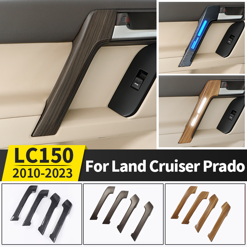 2010-2023 トヨタランドクルーザープラド 150 LC150 FJ150 内装変更アクセサリーハンドルアームレスト木目カバー