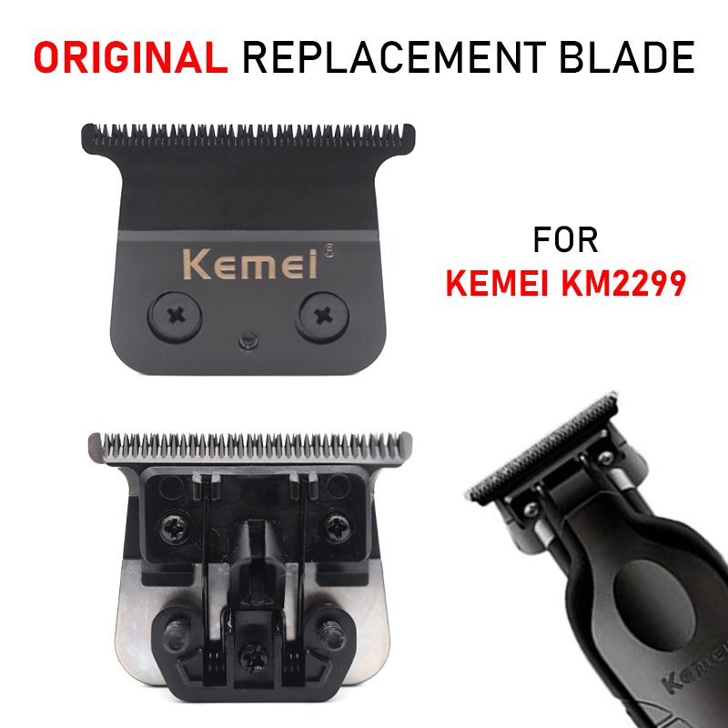 オリジナル替刃 Kemei KM-2299 バリカンプロフェッショナルヘアトリマー切断ナイフヘッドパーツアクセサリー