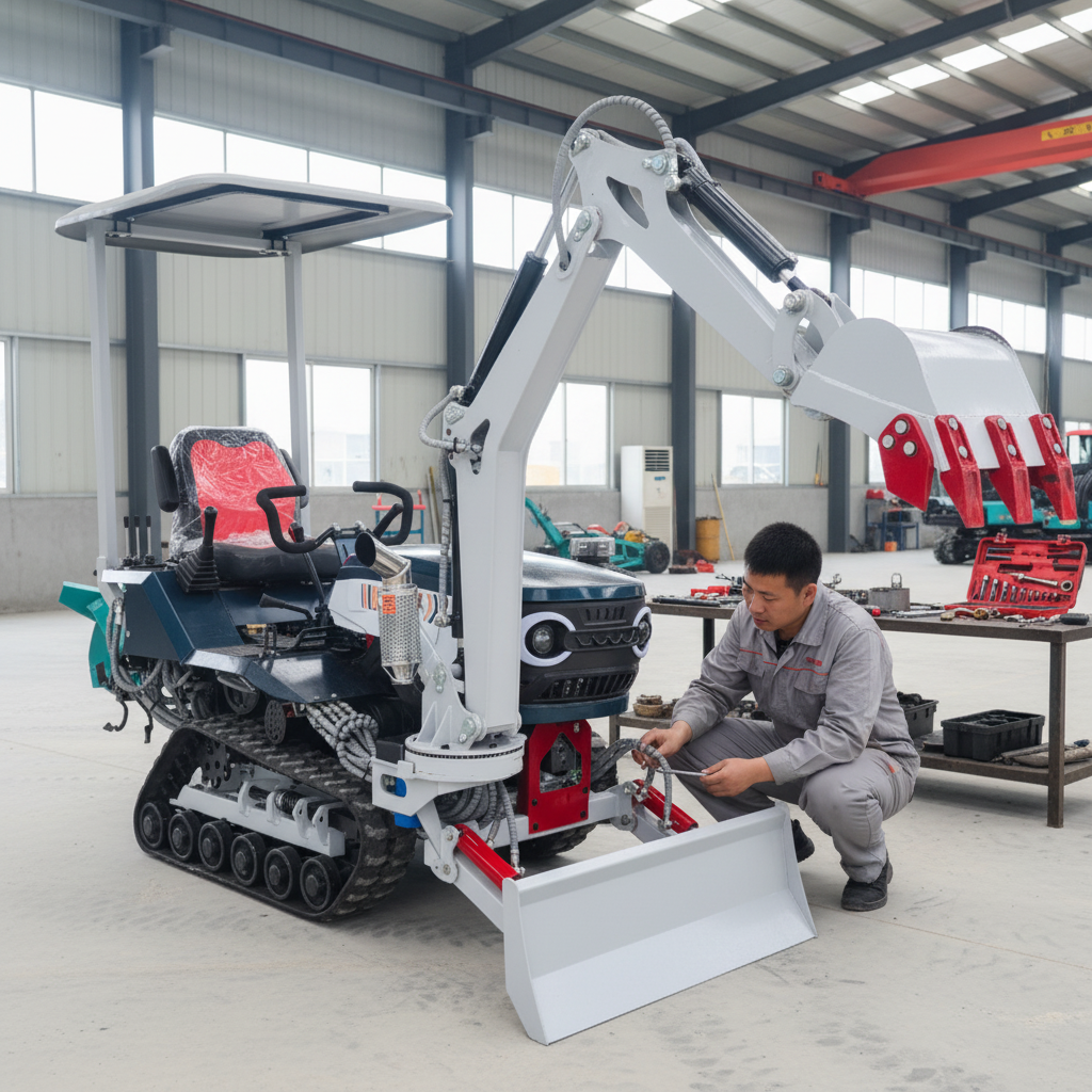 ファーム クローラー トラクター 50HP 多機能農業機器ヘビーデューティ使用をカスタマイズします。