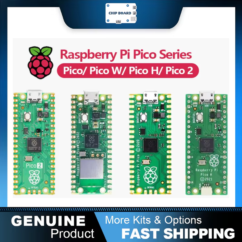 オリジナルの Raspberry Pi Pico/2、ワイヤレス WiFi 開発ボード付き Pico、ピン ヘッダー付き Pico または Pico H、MciroPython/C をサポート