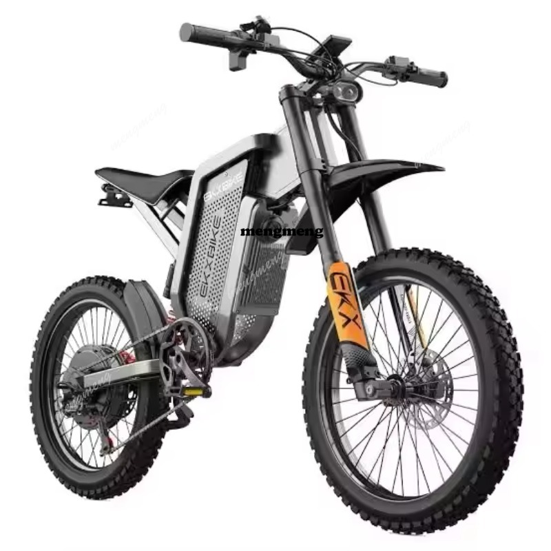 電動バイク 3000W ギアレス モーター 60V30AH リチウム電池速度 85Kmh 大人のオフロード