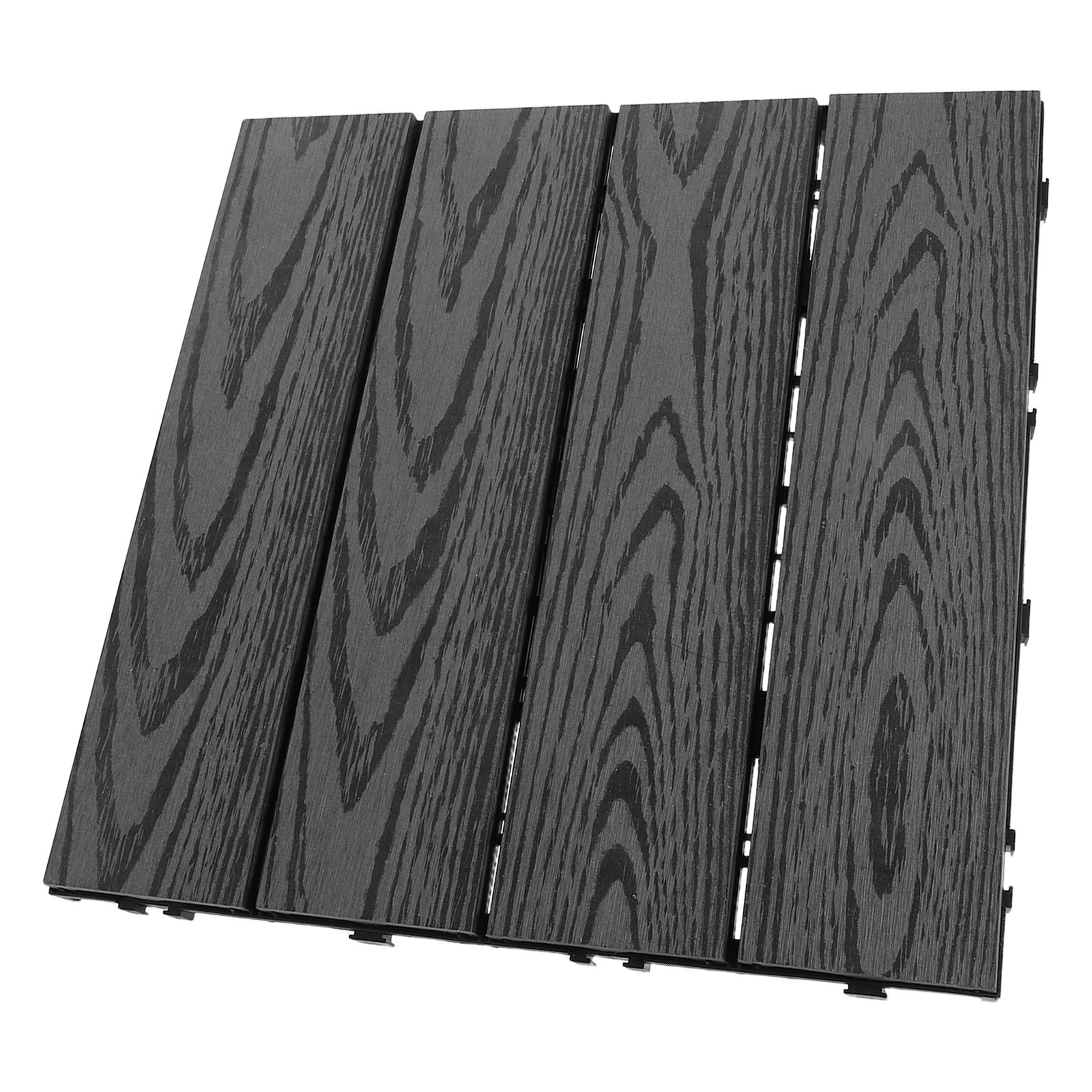 30 × 30 センチメートル連動プラスチックデッキタイル屋外防水床パティオバルコニー庭プールサイド庭滑り止めエンボス加工