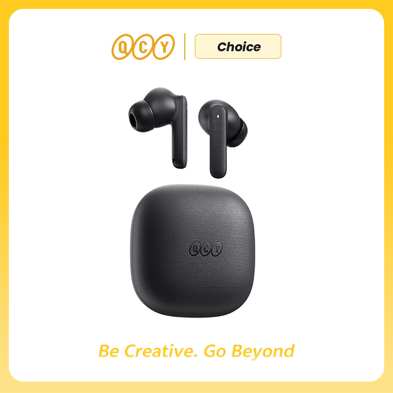 QCY Buds TWS Bluetooth 5.3 ワイヤレスイヤホン 10mm ダイナミックドライバー AI 風ノイズリダクションイヤホン 0.68S 低遅延 35H ヘッドフォン