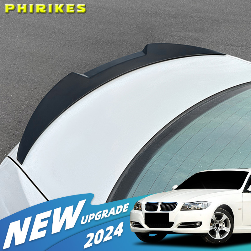 グロス車のリアトランクスポイラーウイングルーフスポイラーウイング Bmw 3 シリーズ E90 2005-2012 テールテールゲートスプリッターリップテール