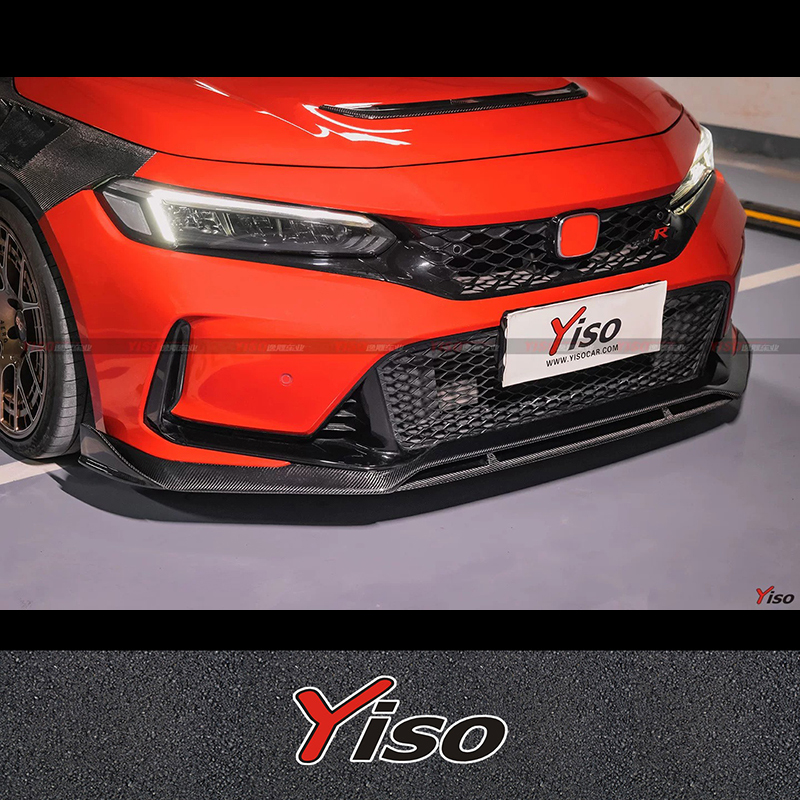 TypeR FL5 に適合 修正エンサークルメント フロントスポイラー 空力キット ドライ APR カーボンファイバー フロントリップ