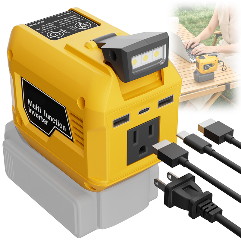 250 ワットパワーインバーター DC 18 V-21 V から AC 220 V マキタ用ミルウォーキー用デウォルト用ボッシュ USB タイプ C DC ポート出力