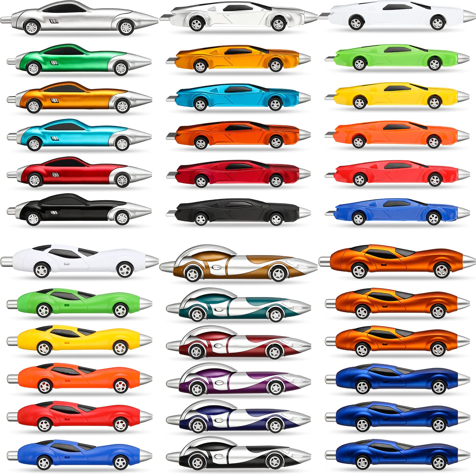 21 個かわいいクリエイティブ車ボールペン子供の筆記マーカーパーソナライズされた文房具小学校用品賞品ギフト