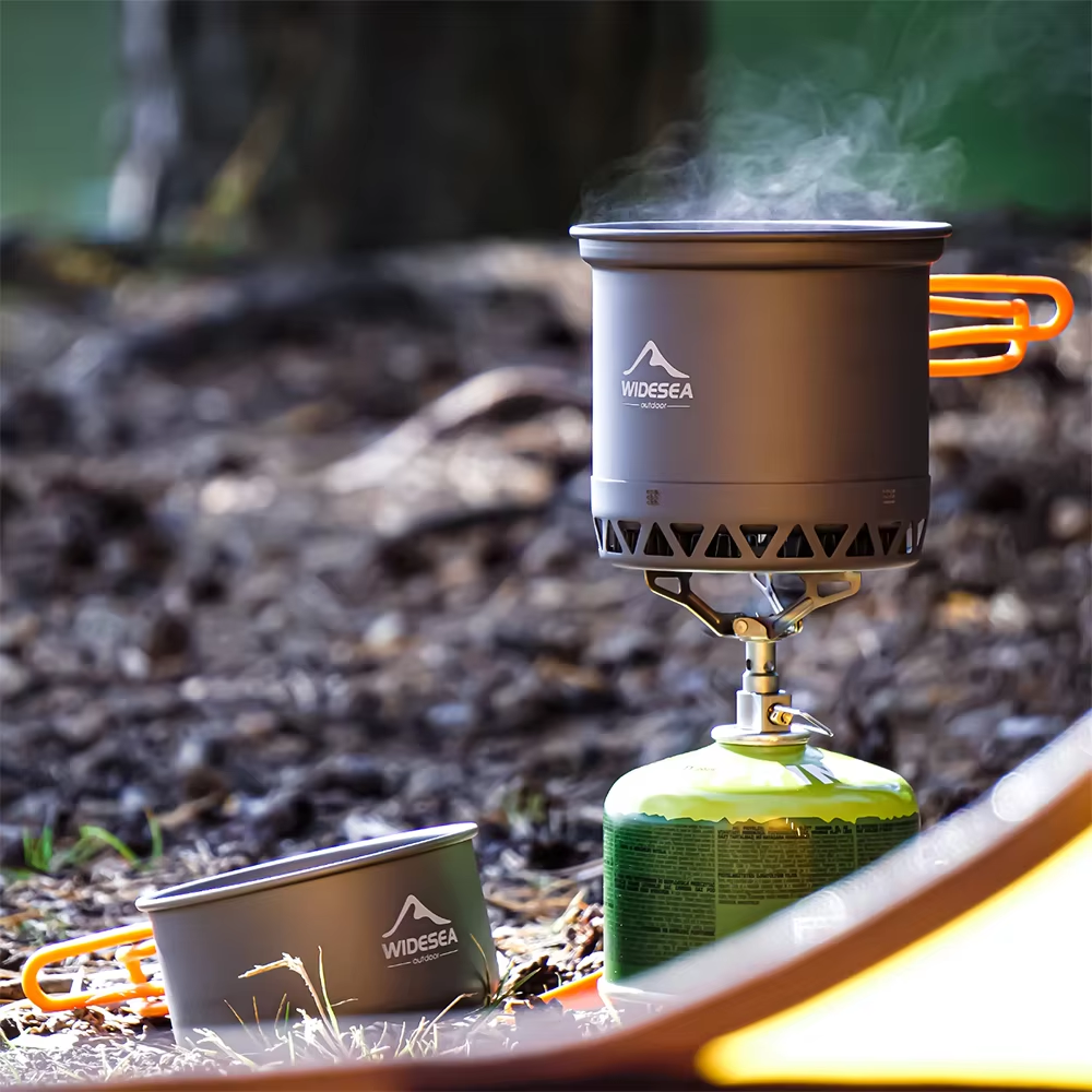 アウトドアキャンプポット 1.3L 2.3L 調理器具アウトドアクッキングケトルセットヒートクッカー旅行食器観光キッチン用品機器