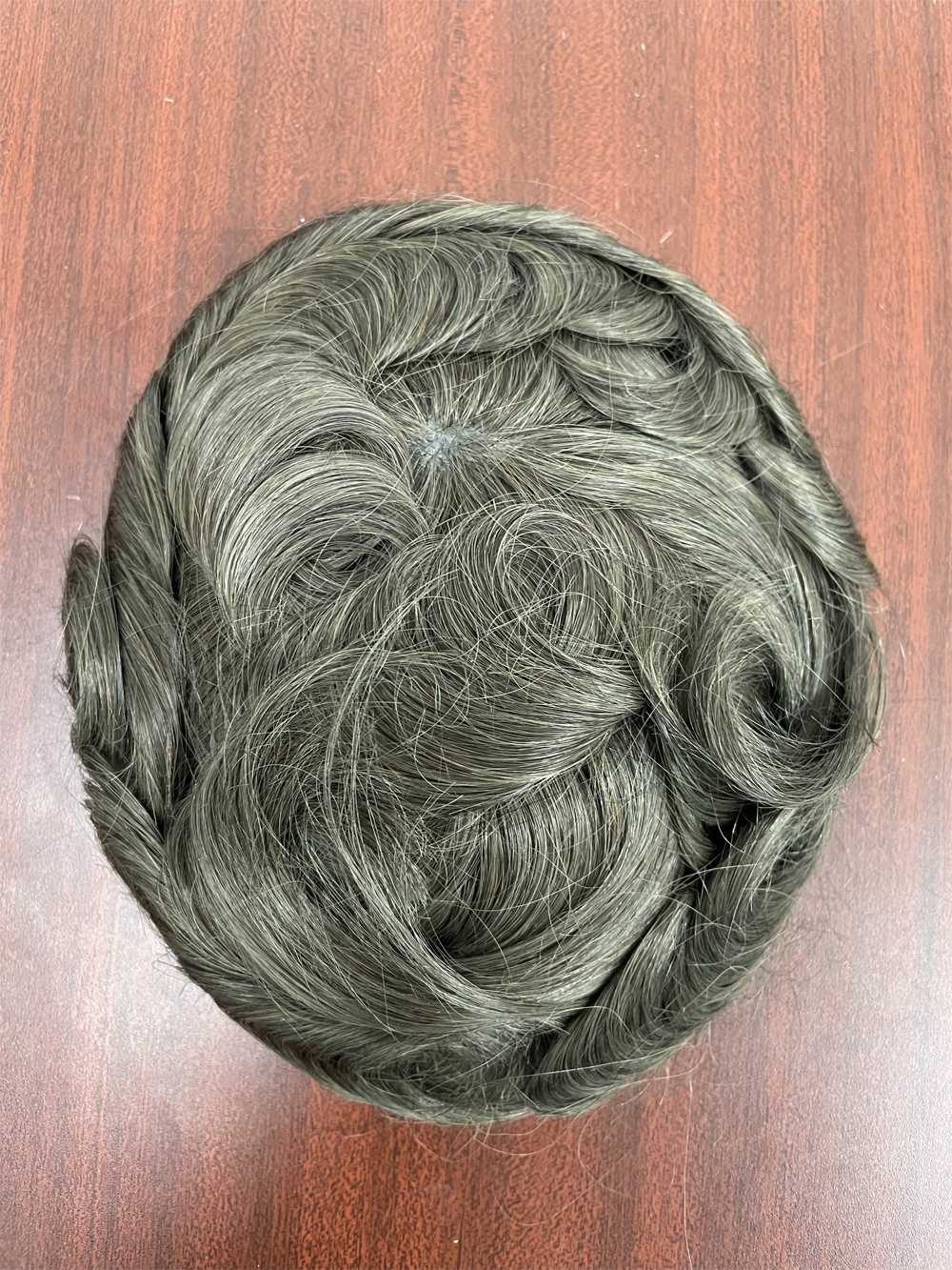 男性ヘアプロテーゼ薄皮男性かつらインド人毛かつら結び目見えない自然な生え際インドのヘアシステムトッパー