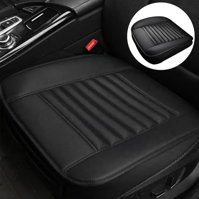 ユニバーサルカーシートカバー通気性 Pu レザーパッドマット自動車椅子クッション車のフロントシートカバー四季アンチスリップマット