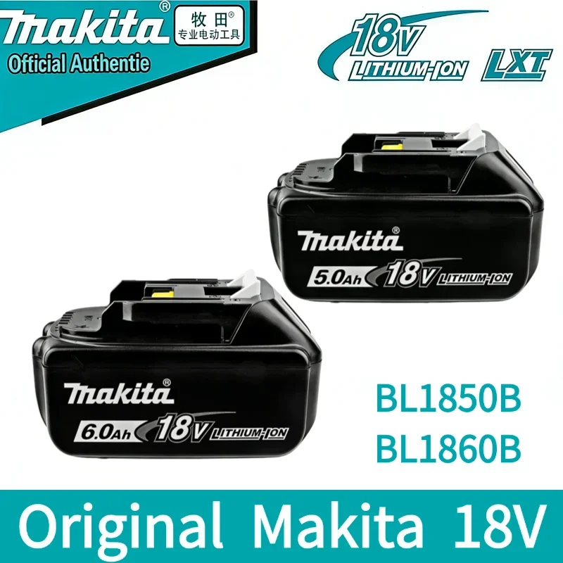 100% オリジナルマキタ 18V バッテリー 6.0Ah 9.0AH 充電式バッテリーマキタ 3.0Ah 5.0Ah 充電器 BL1850B BL1860B 電動工具バッテリー