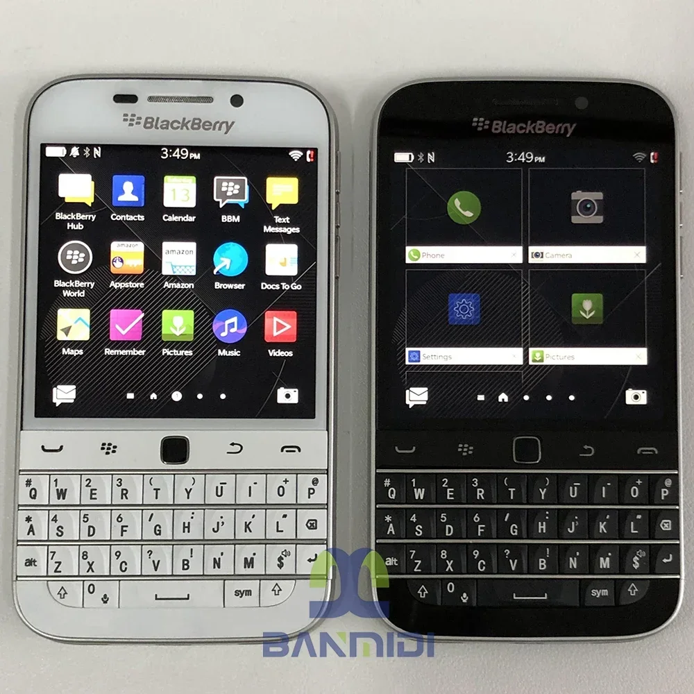 オリジナル BlackBerry クラシック Q20 4 グラムモバイル携帯電話 3.5 "2 ギガバイト RAM 16 グラム ROM 8MP 2MP カメラ WiFi BlackBerryOS 携帯電話ロック解除