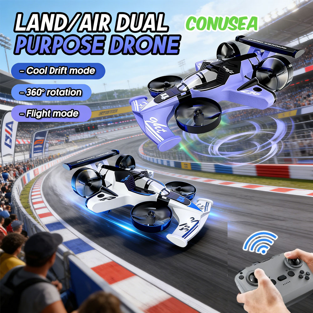 CZ04 ドローンミニドローン陸上空気デュアルモード RC ドリフト車飛行機ヘリコプターリモコン航空機 Dron おもちゃ男の子子供ギフト