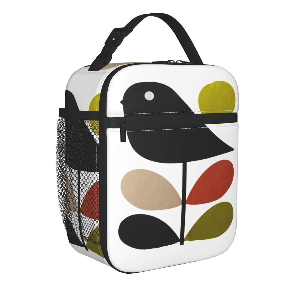 Orla Kiely 幹と鳥断熱ランチバッグキャンプ旅行北欧スタイルポータブルクーラーサーマル弁当箱女性子供