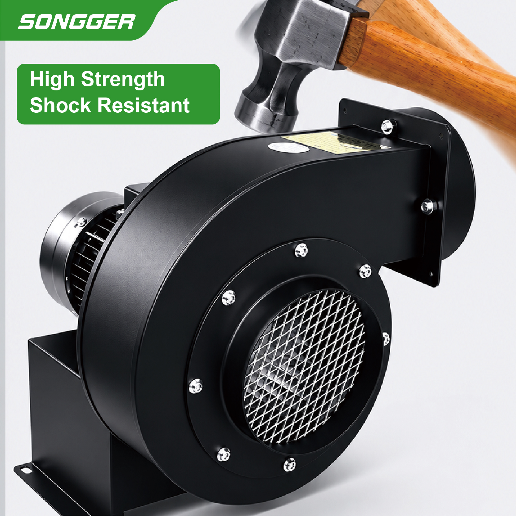 CY High Temperature Centrifugal Blower Industrial Blower AC220V 380V 2800-2870RPM High Pressure Exhaust Fan Low Noise Furnace