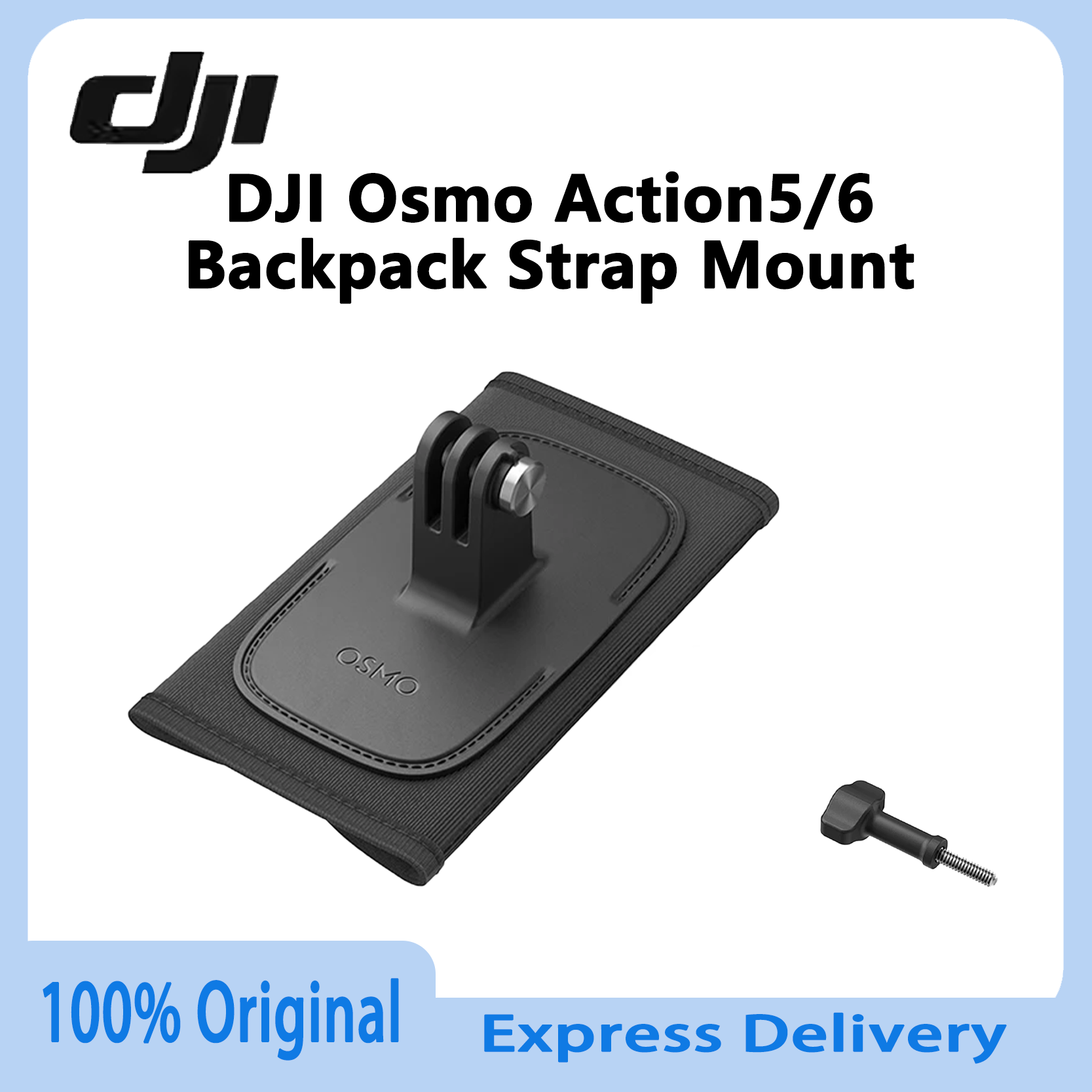 オリジナル DJI Osmo バックパックストラップマウント Osmo アクション 6 Osmo アクション 5 プロ Osmo Nano Osmo 360 オリジナルアクセサリー在庫あり