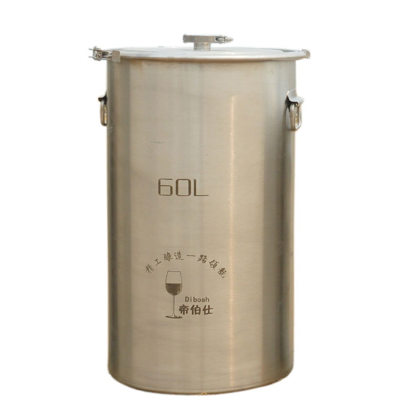60L 304 ステンレス鋼のバケツワイン用自家醸造発酵タンク