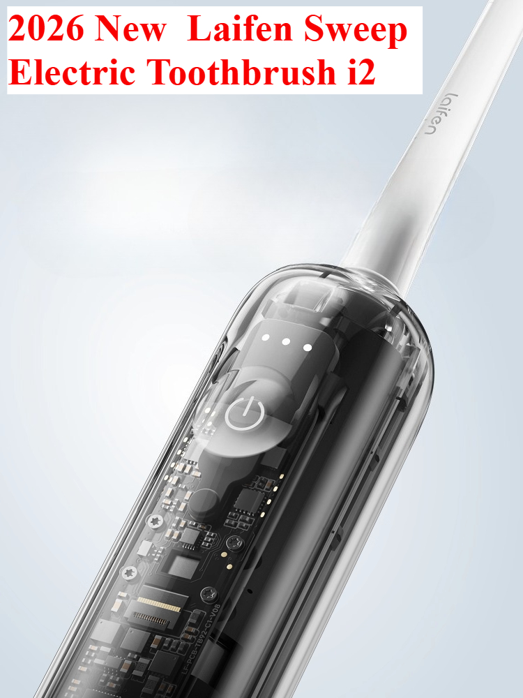 2026New Laifen スイープ振動電動歯ブラシ i2 透明探査バージョン大人のカップル自動スマート誕生日ギフト